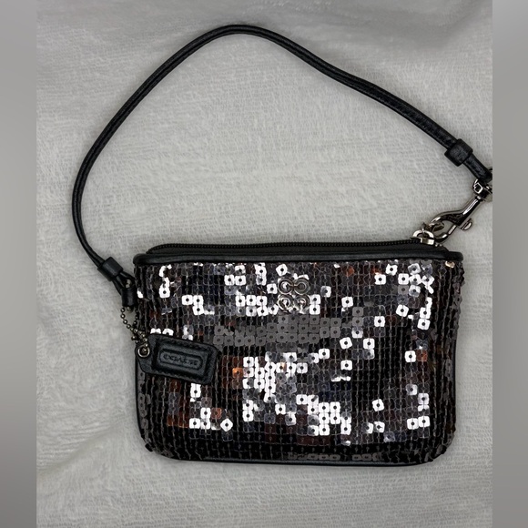 Coach Black and silver Sequin Women's Bag - Picture 2 of 7